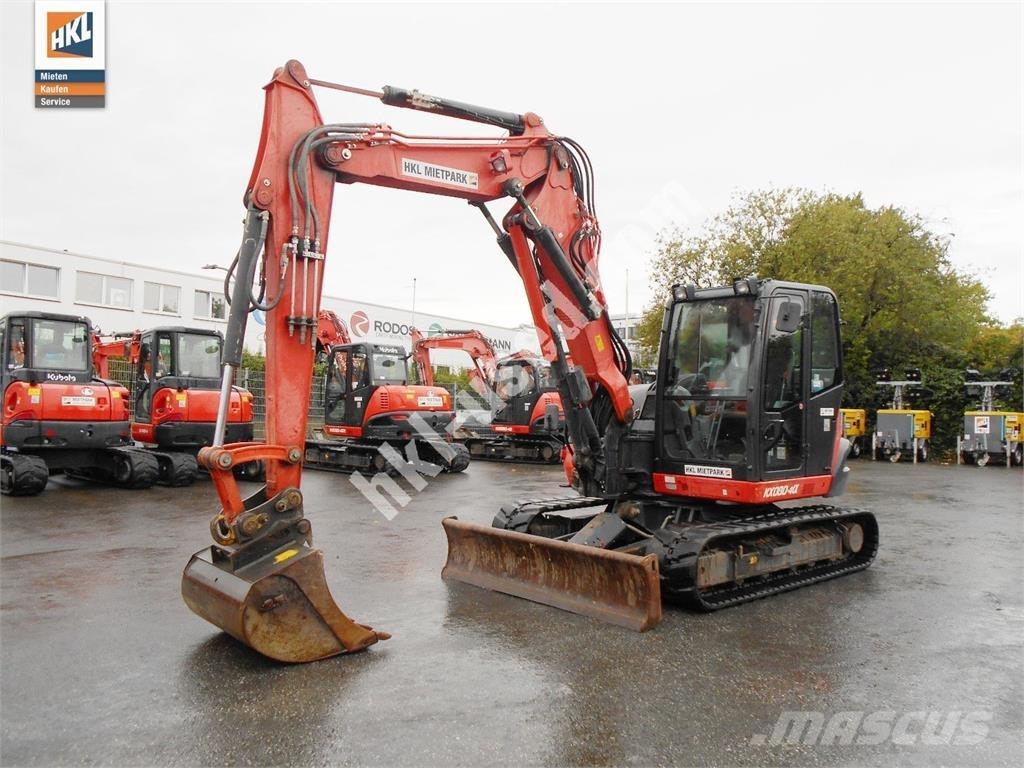 Kubota KX 080-4 Mini Escavadoras <7t