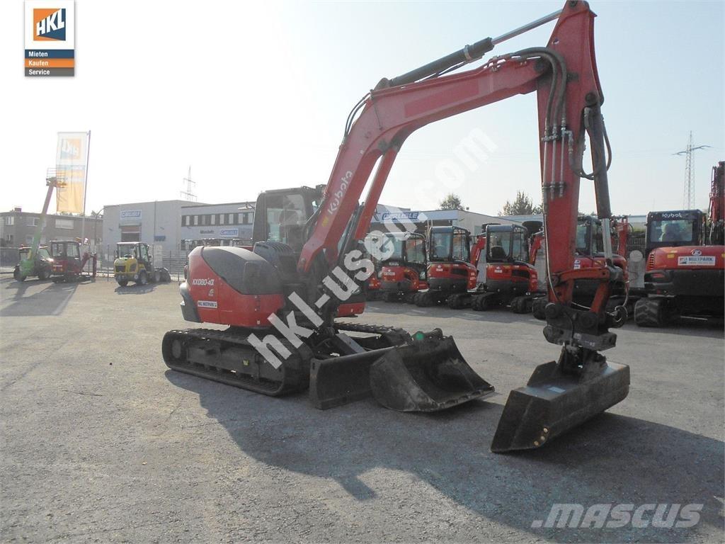 Kubota KX 080-4 Mini Escavadoras <7t