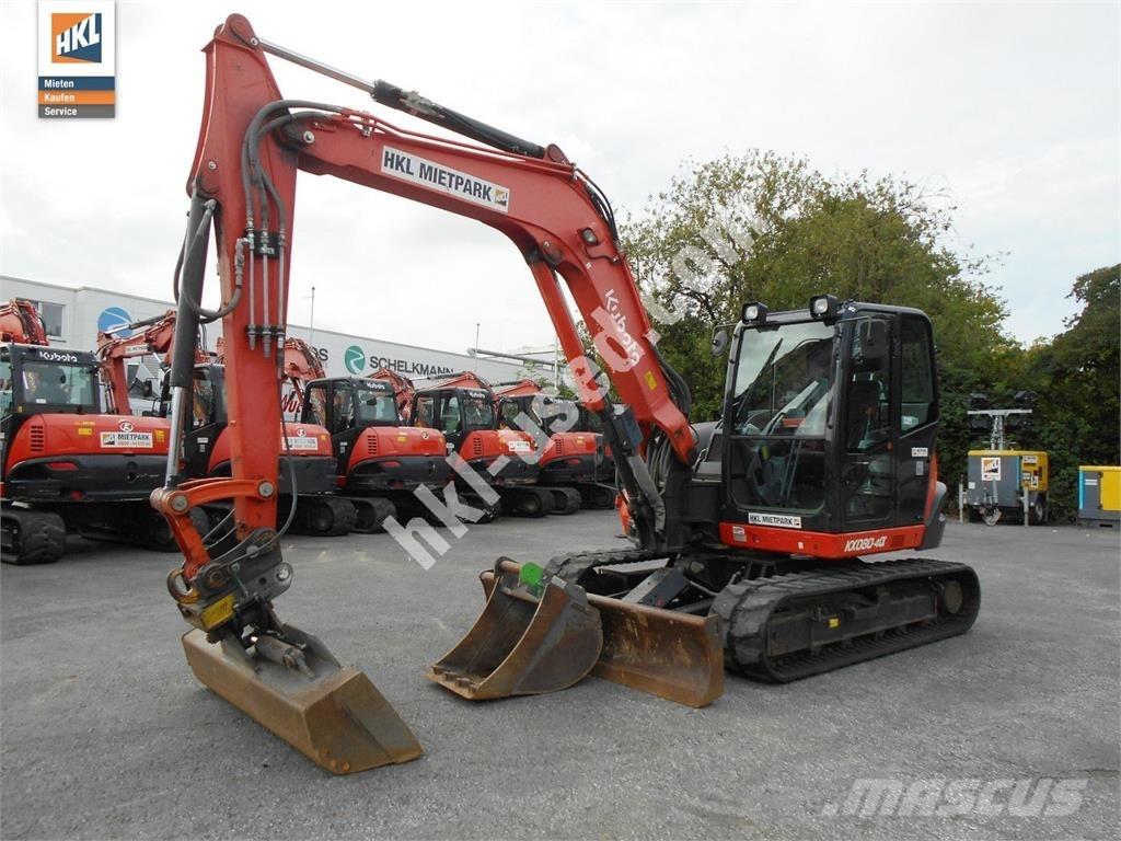 Kubota KX 080-4 Mini Escavadoras <7t