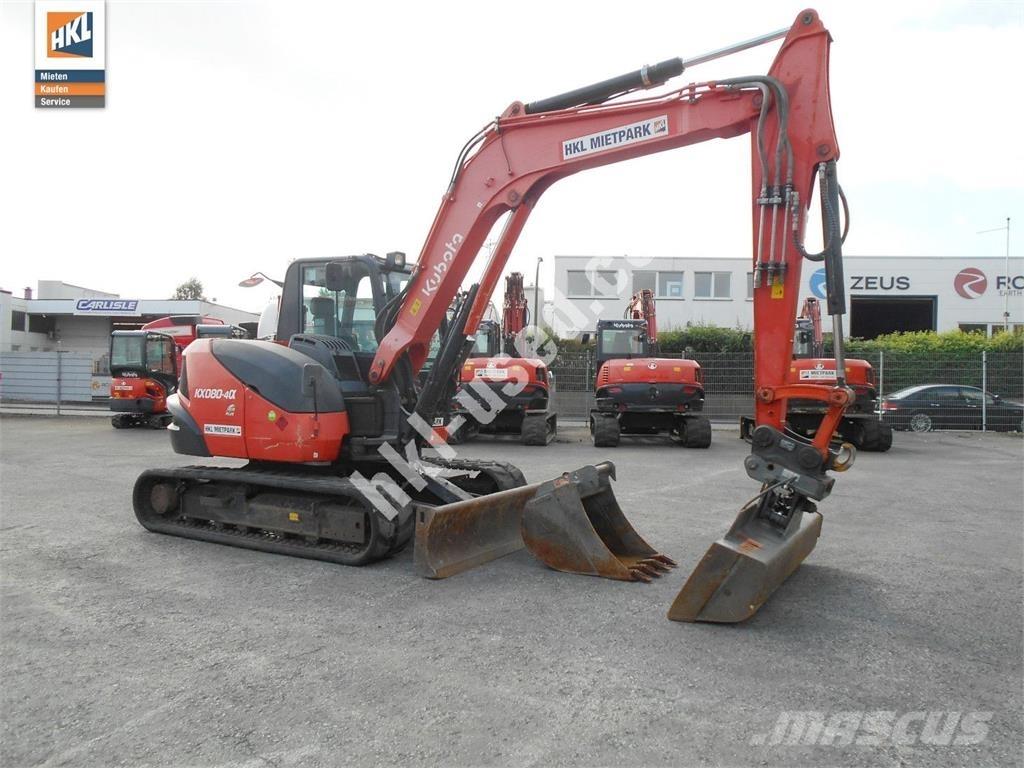 Kubota KX 080-4 Mini Escavadoras <7t