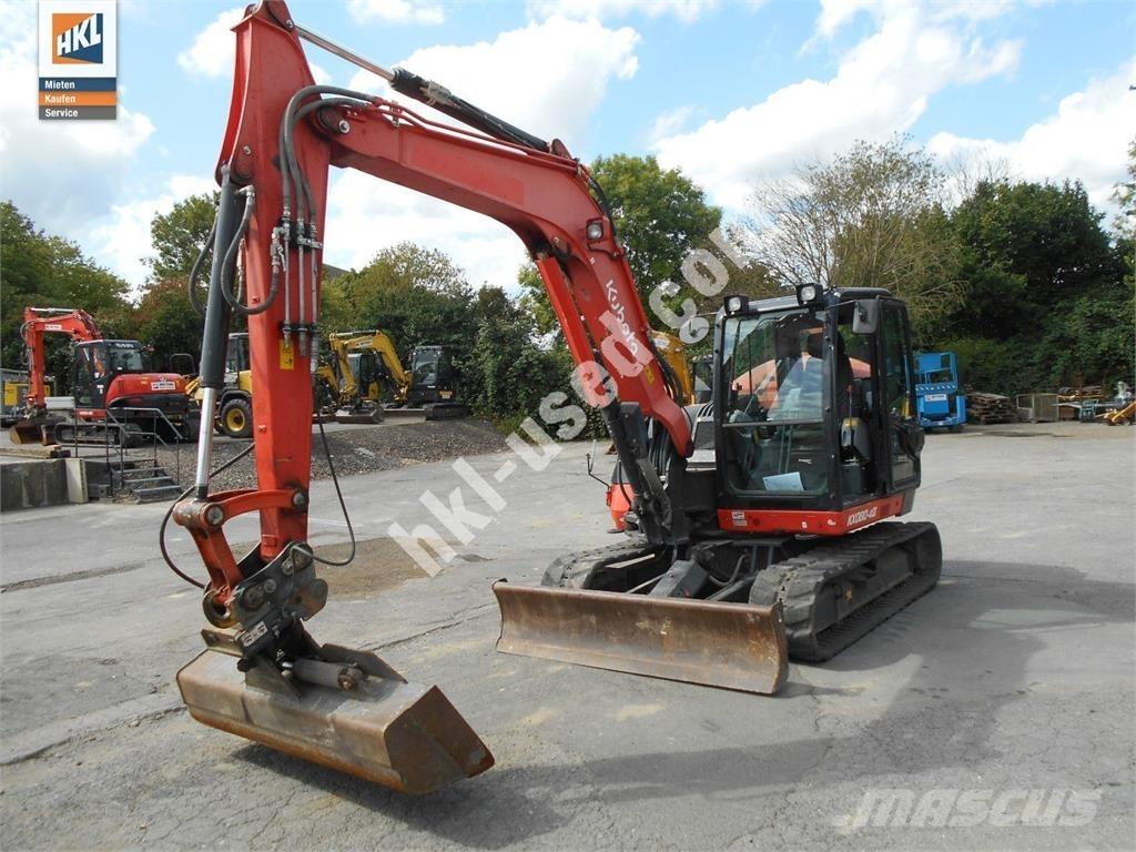 Kubota KX 080-4 Mini Escavadoras <7t