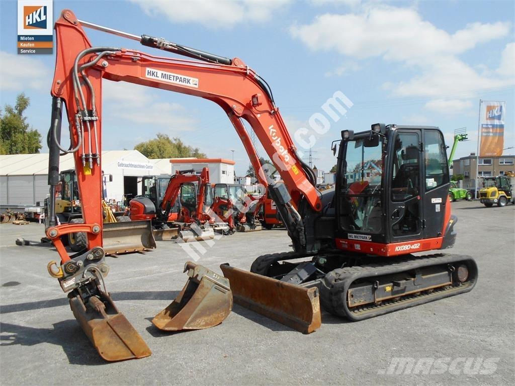 Kubota KX 080-4 Mini Escavadoras <7t