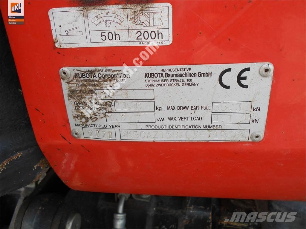 Kubota U 10-3 Mini Escavadoras <7t