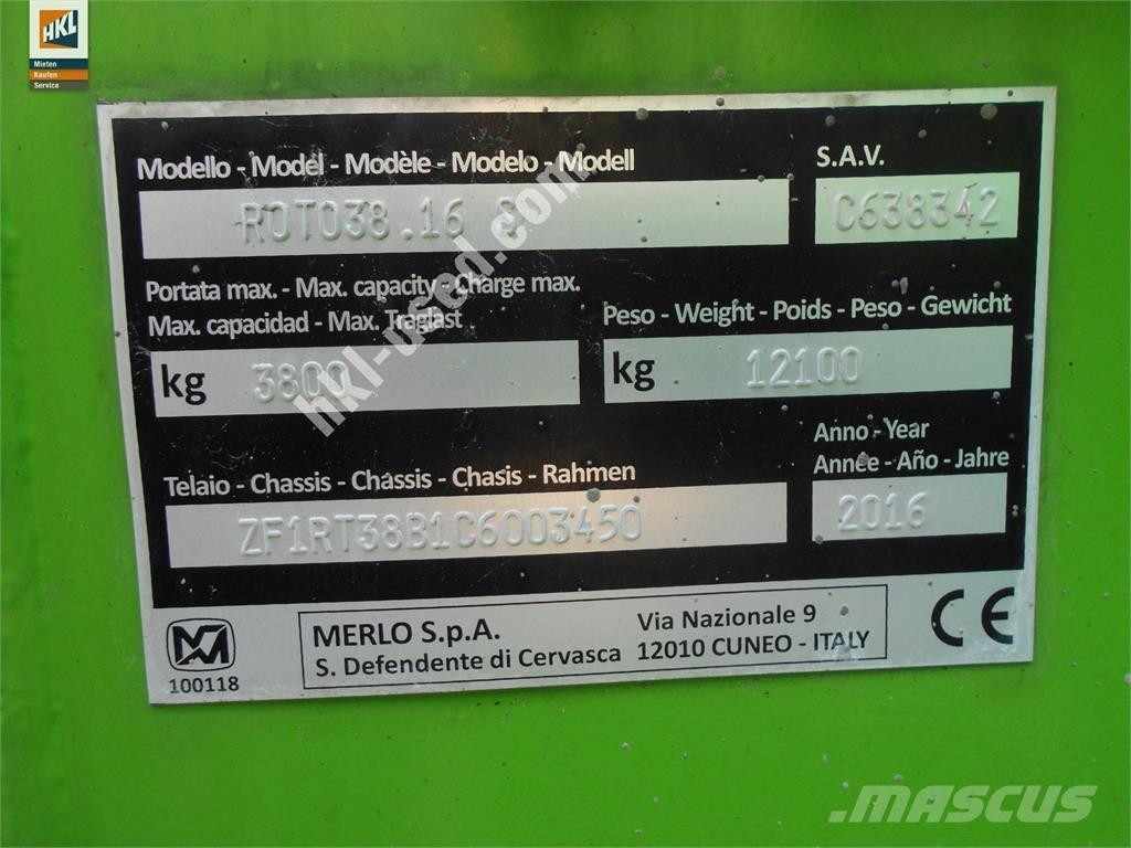Merlo ROTO 38.16 S Manipuladores telescópicos