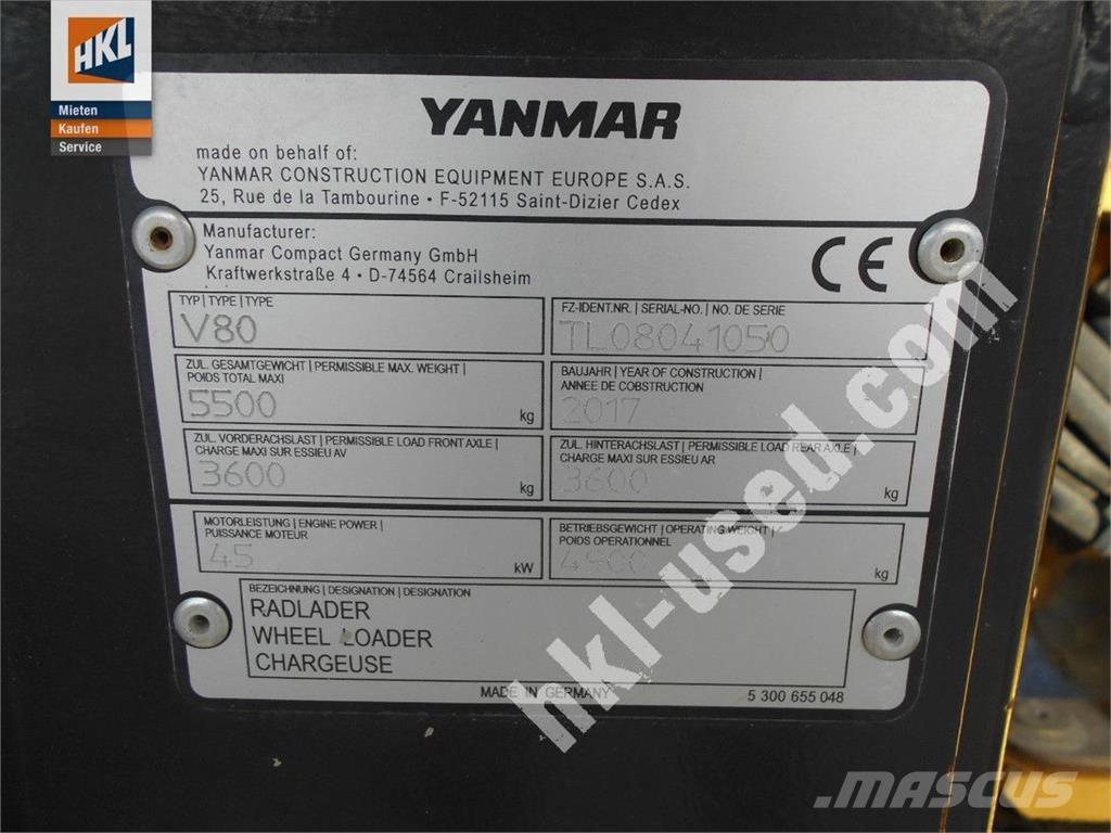 Yanmar V 80 Pás carregadoras de rodas