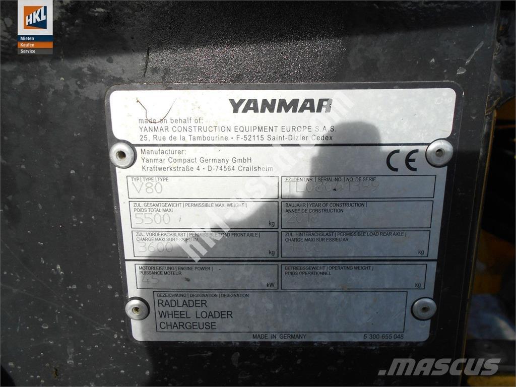 Yanmar V 80 Pás carregadoras de rodas
