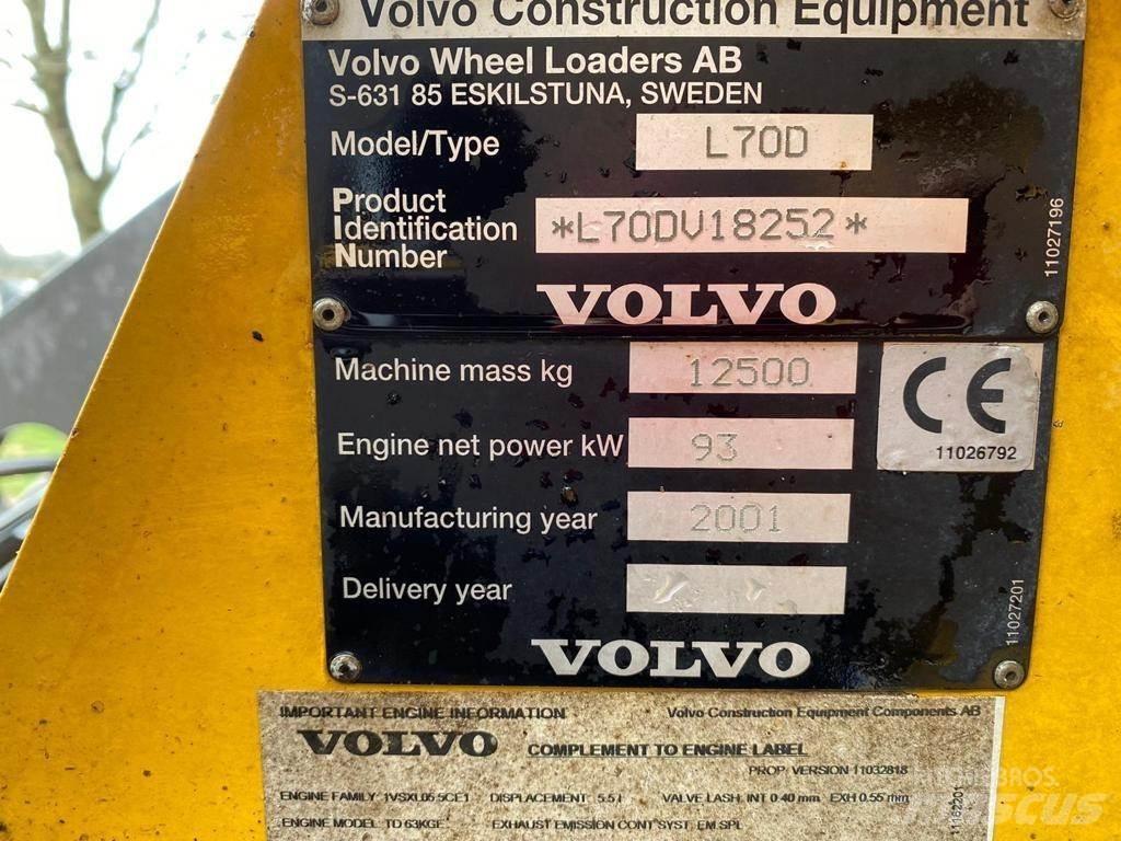 Volvo L70D Pás carregadoras de rodas