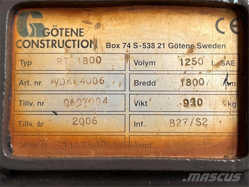  1800 mm Planerskovl Baldes