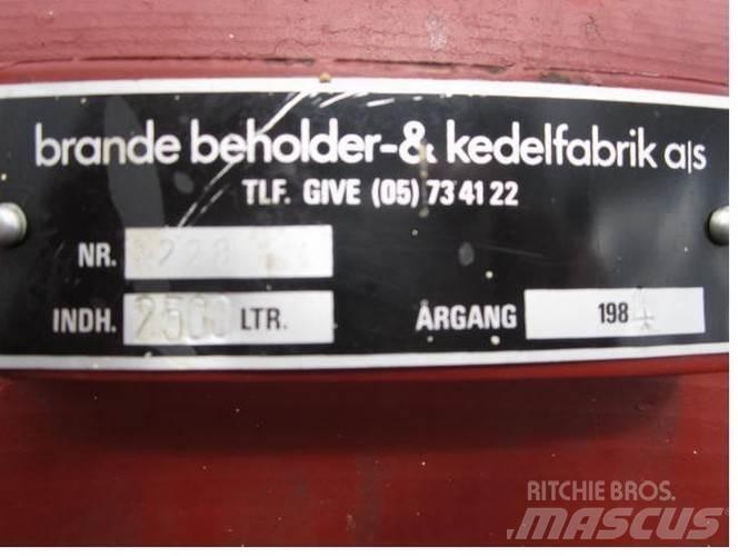  2500 L Tank Outros componentes