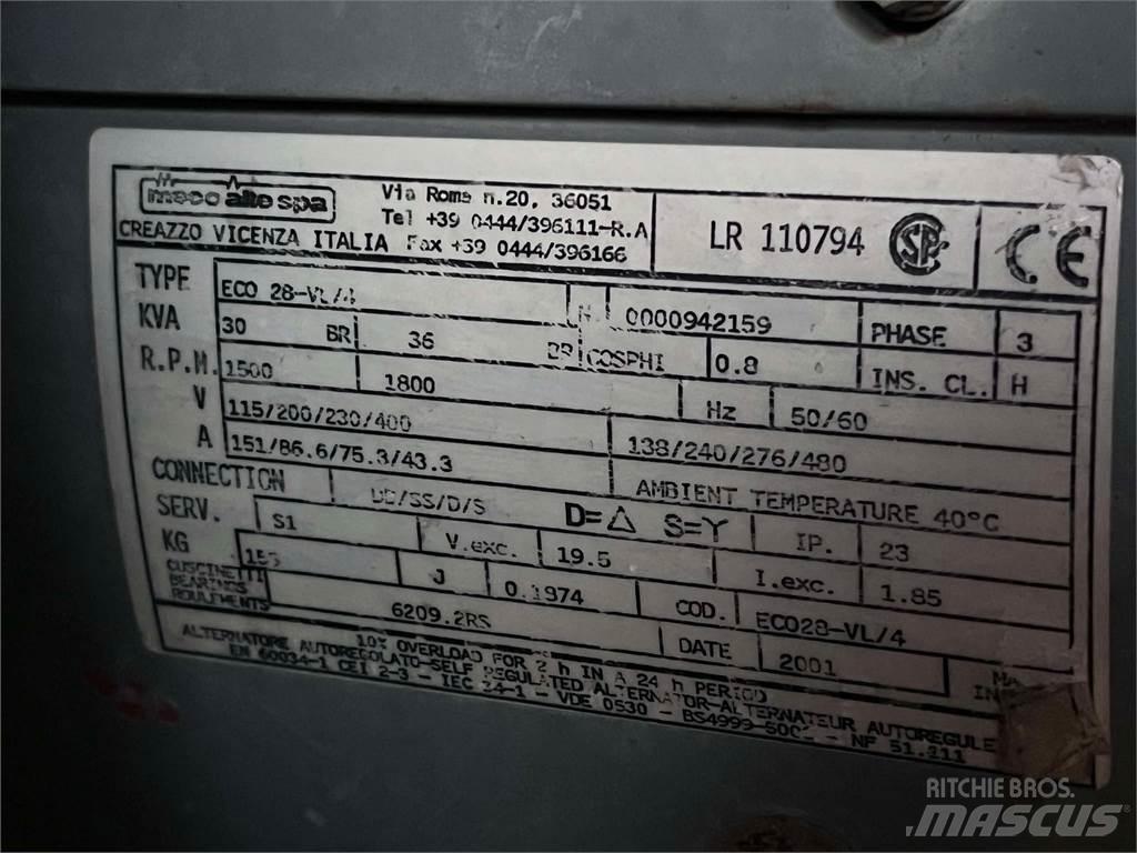  30 kVA Perkins generator Motores