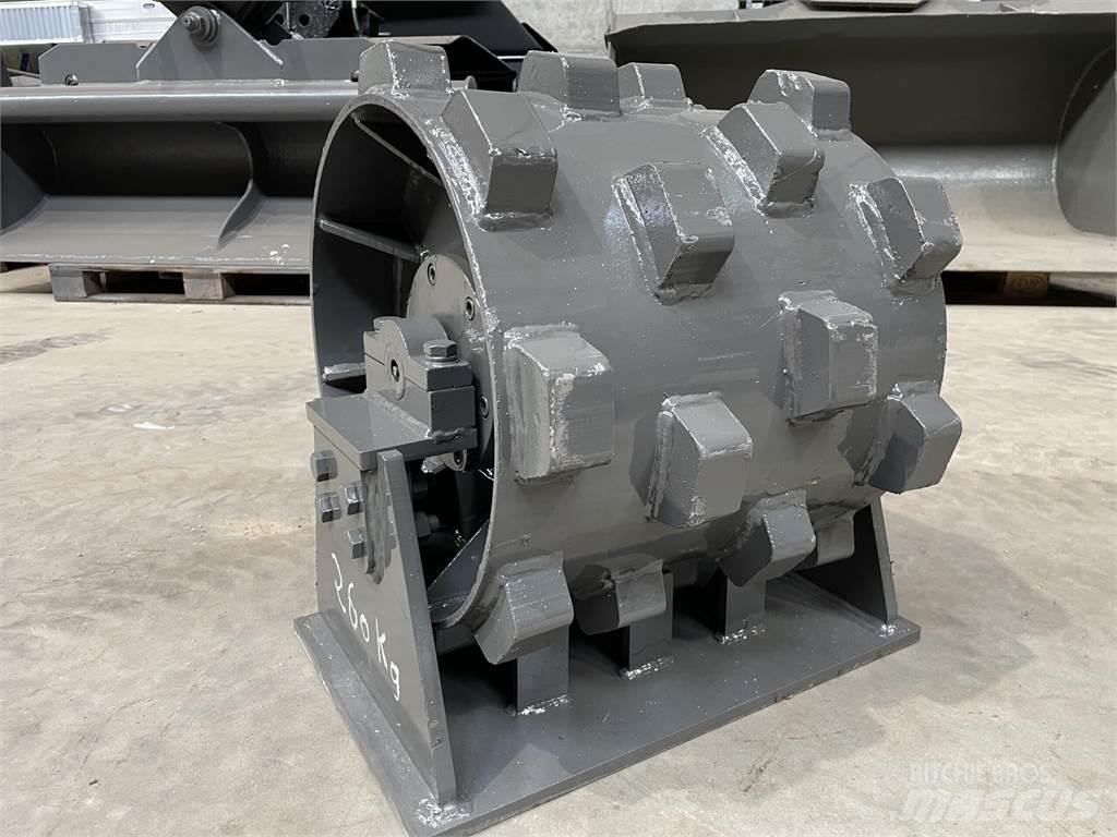  450 mm kompaktorhjul Cilindros Compactadores de pneus
