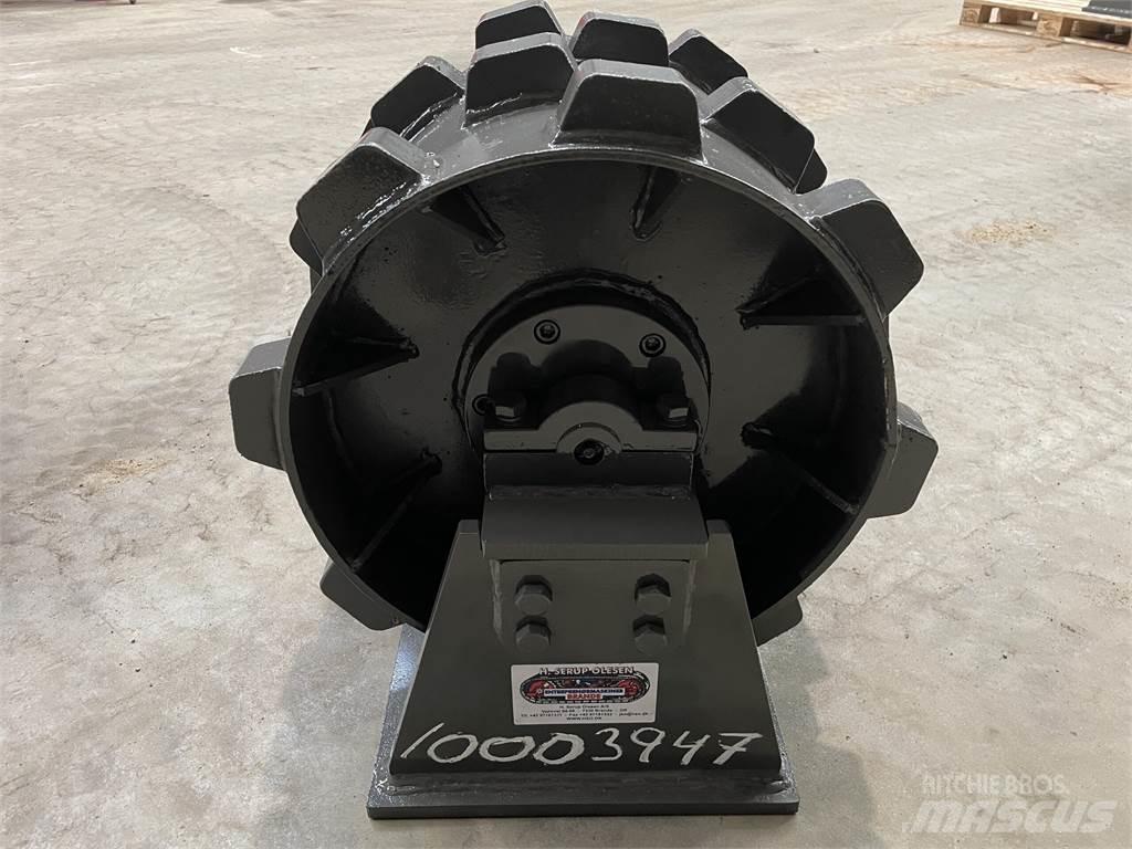  450 mm kompaktorhjul Cilindros Compactadores de pneus
