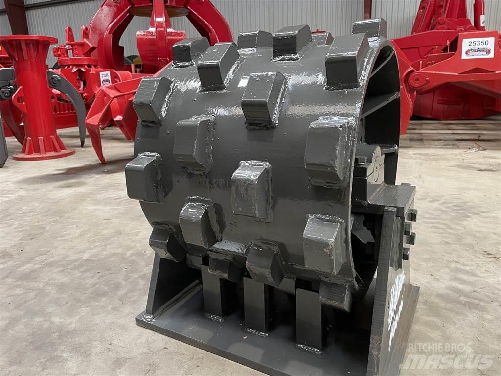  450 mm kompaktorhjul Cilindros Compactadores de pneus