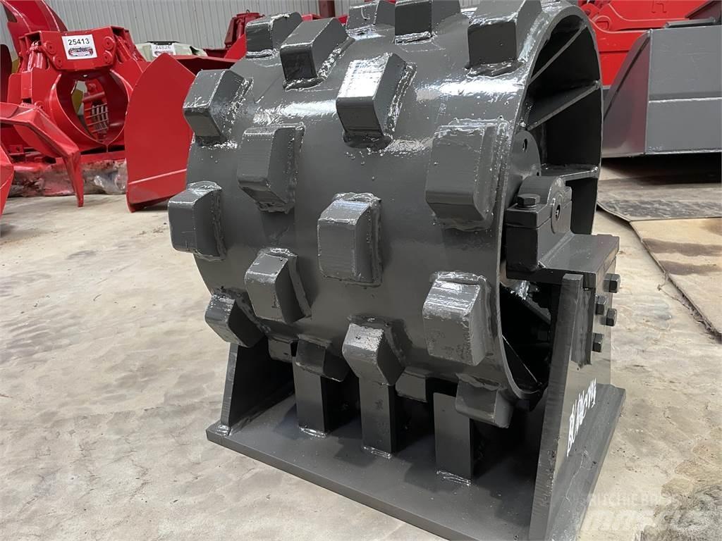  450 mm kompaktorhjul Cilindros Compactadores de pneus