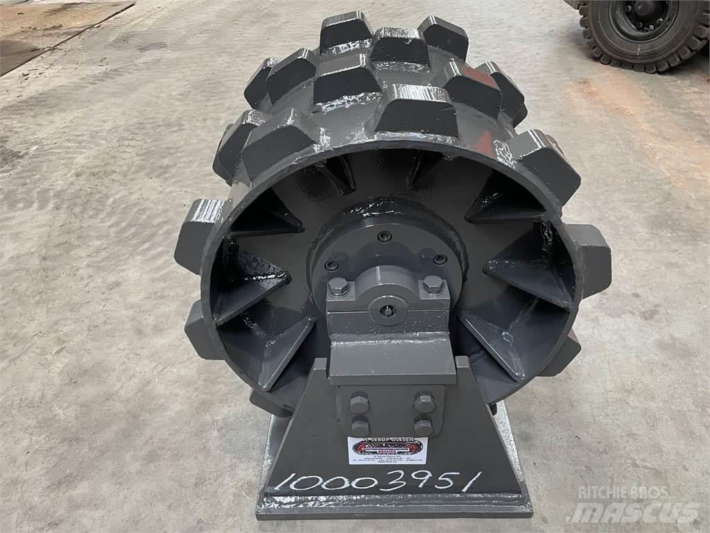  450 mm kompaktorhjul Cilindros Compactadores de pneus