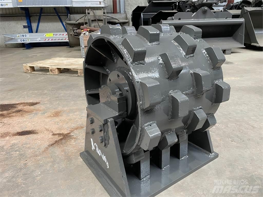  450 mm kompaktorhjul Cilindros Compactadores de pneus