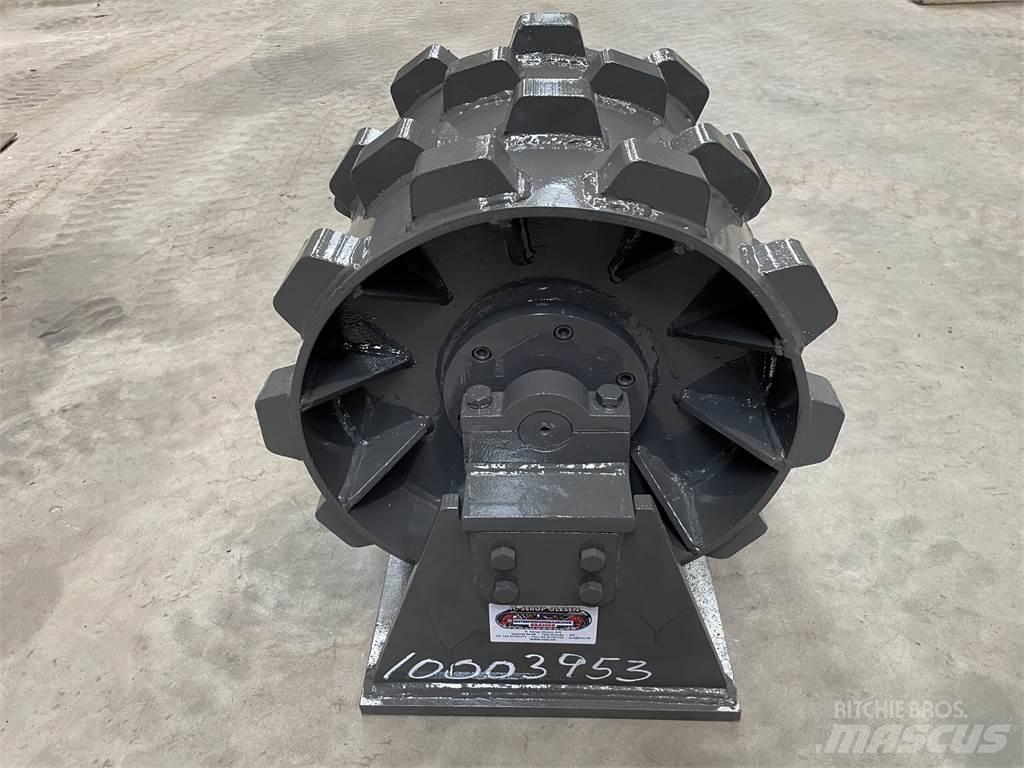  450 mm kompaktorhjul Cilindros Compactadores de pneus