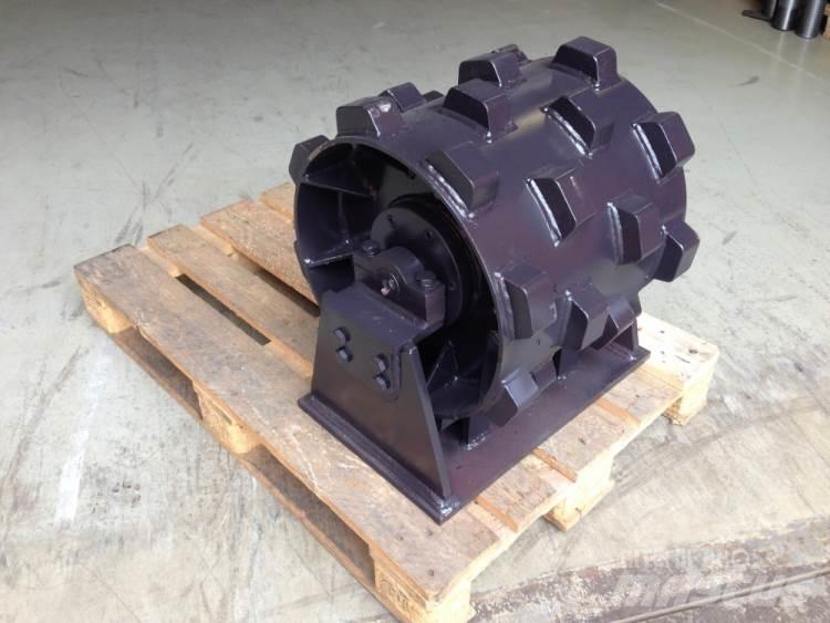  450 mm Kompaktorhjul Cilindros Compactadores de pneus