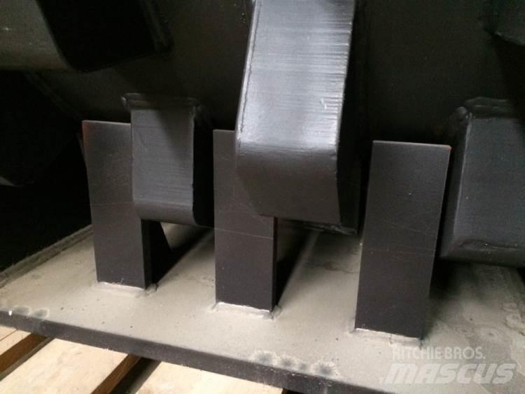  450 mm Kompaktorhjul Cilindros Compactadores de pneus