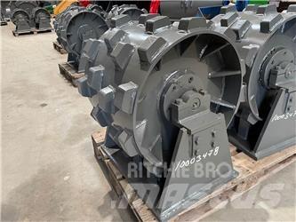  470 mm Kompaktorhjul Cilindros Compactadores de pneus