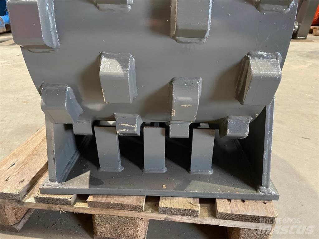  470 mm Kompaktorhjul Cilindros Compactadores de pneus