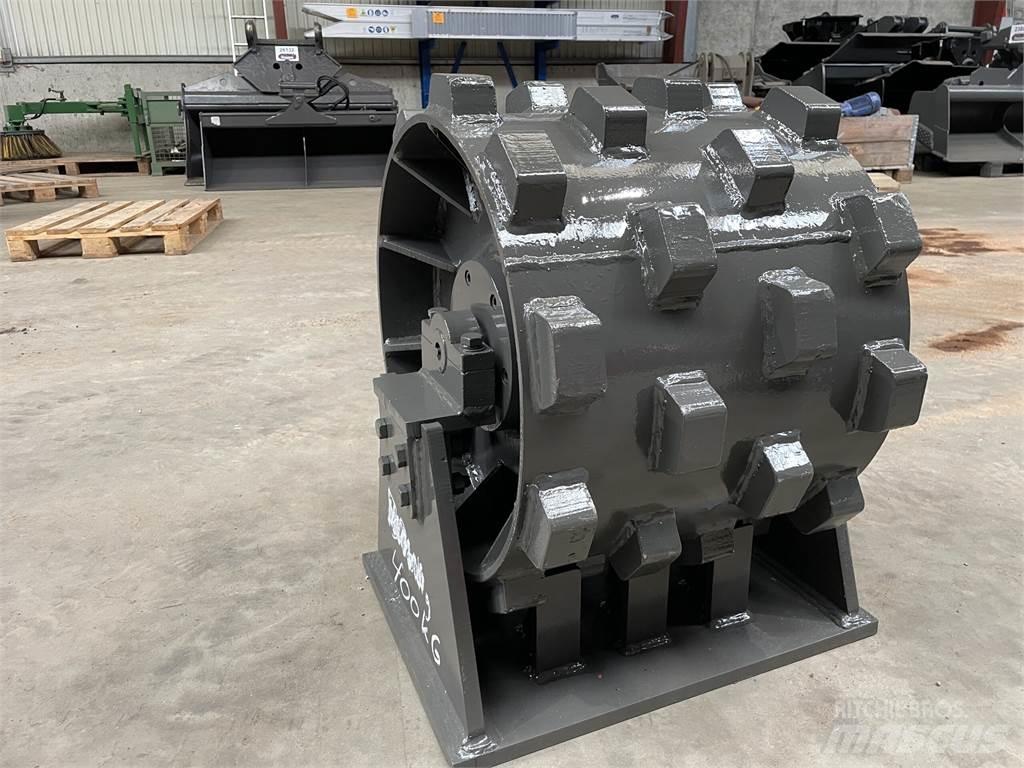  470 mm kompaktorhjul Cilindros Compactadores de pneus