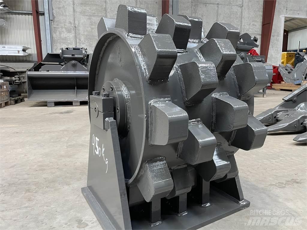  570 mm kompaktorhjul Cilindros Compactadores de pneus
