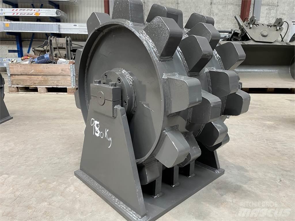  570 mm kompaktorhjul Cilindros Compactadores de pneus