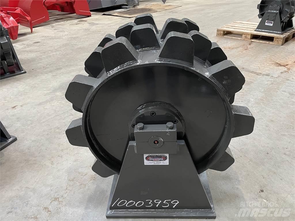  570 mm kompaktorhjul Cilindros Compactadores de pneus