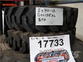  5X70-12 Solideal dæk - 2 stk. Pneus, Rodas e Jantes