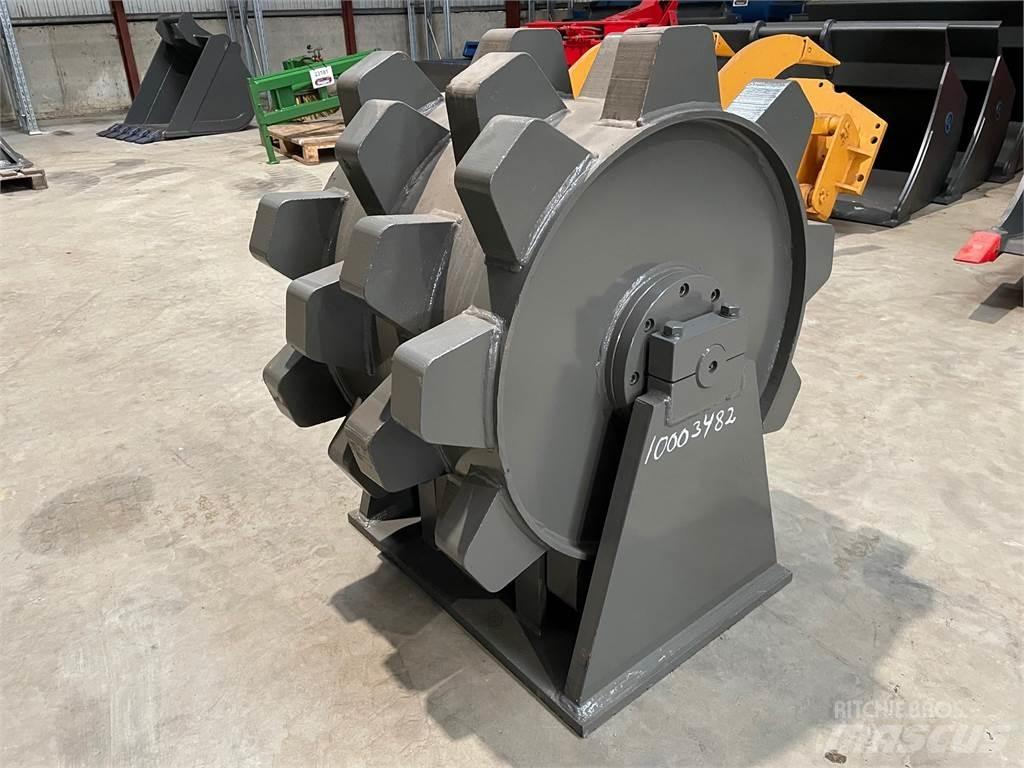  650 mm Kompaktorhjul Cilindros Compactadores de pneus