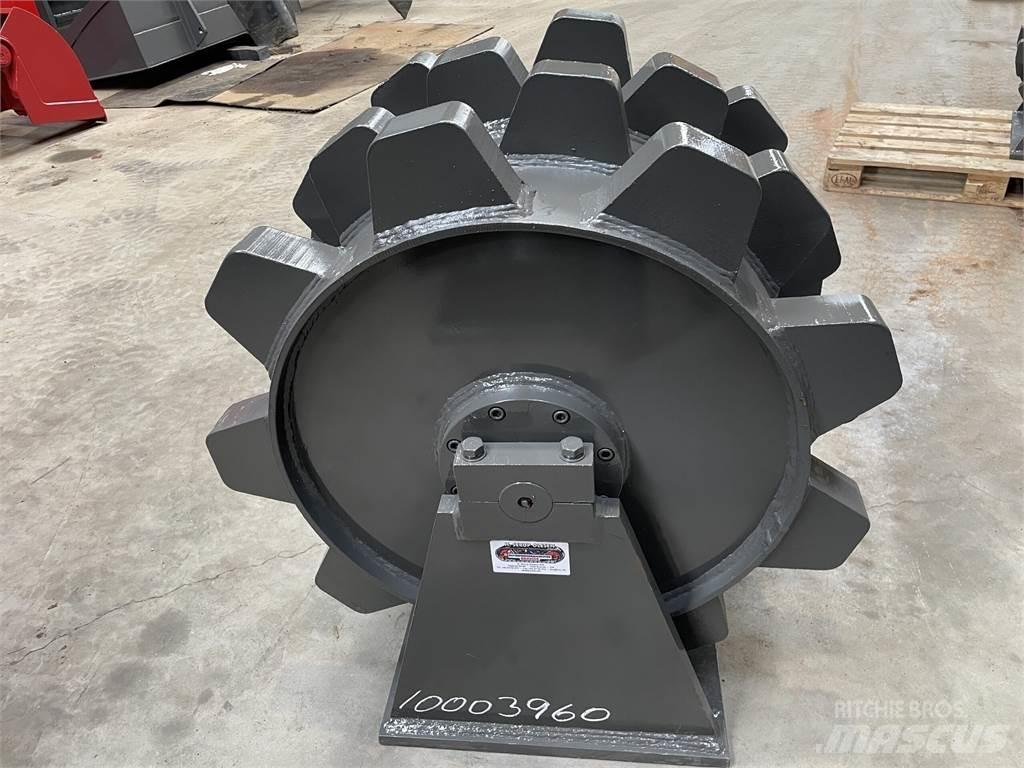  650 mm kompaktorhjul Cilindros Compactadores de pneus