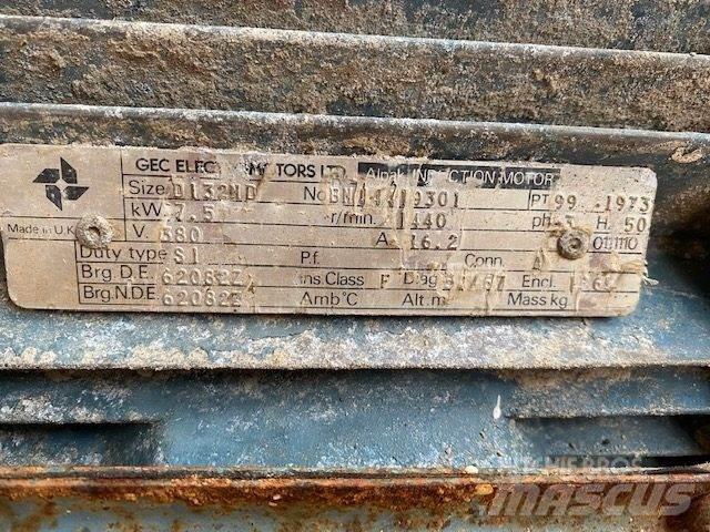  7,5 kW GEC D132ND E-Motor Motores