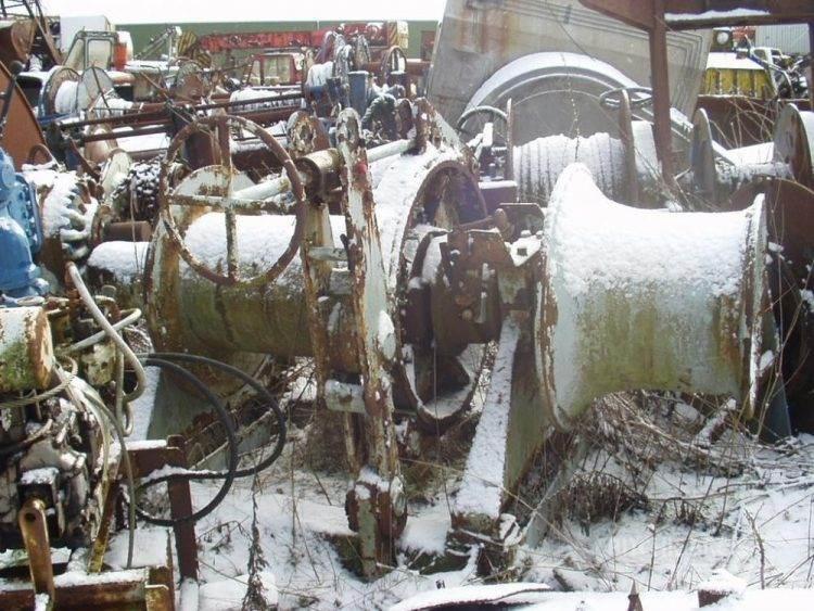  Ankerspil ex. Hvidbjørn Guinchos elevação, guinchos e elevadores materiais