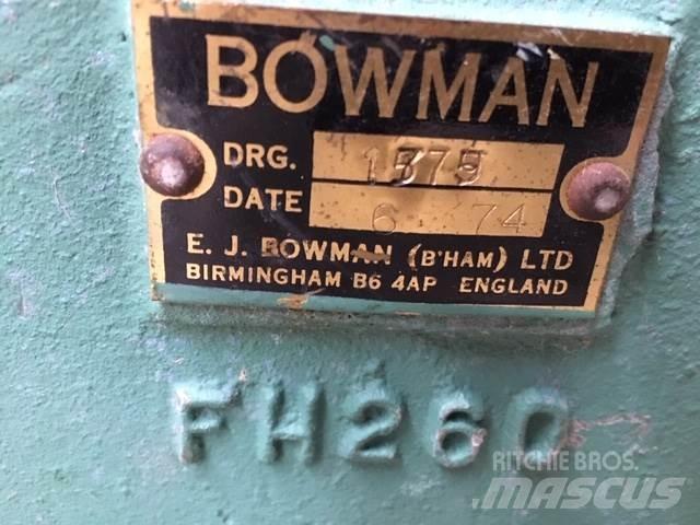 Bowman FH260 Varmeveksler Construção - Outros
