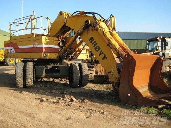 Brøyt X50WF til ophug Escavadoras de rastos