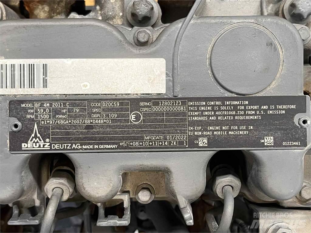 Deutz BF 4M 2011 C motor Motores