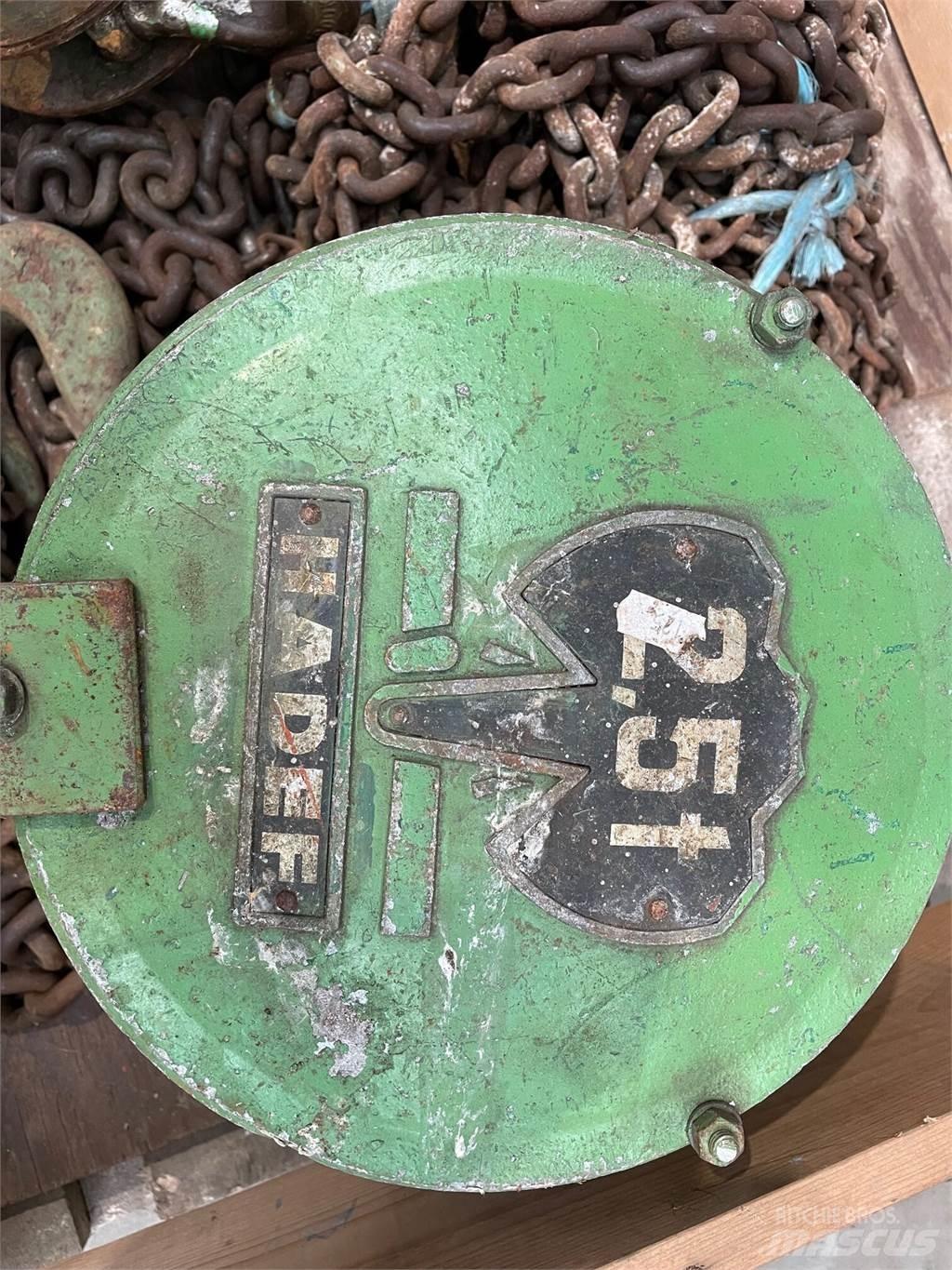  Diverse kædetaljer Peças e equipamento de gruas