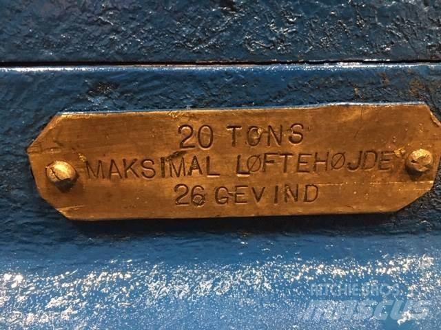  Donkraft, 20 ton mekanisk Outros componentes