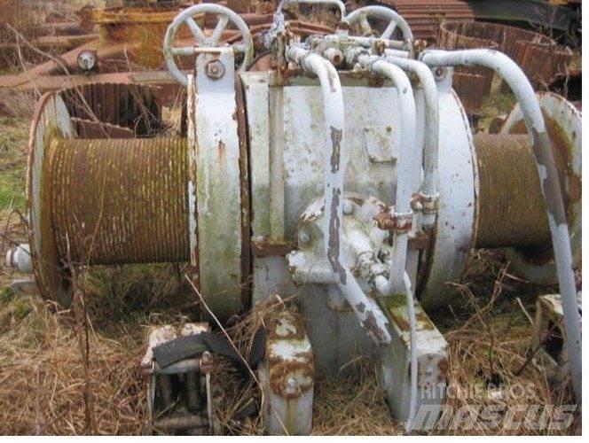  Double drum hydr. winch Guinchos elevação, guinchos e elevadores materiais