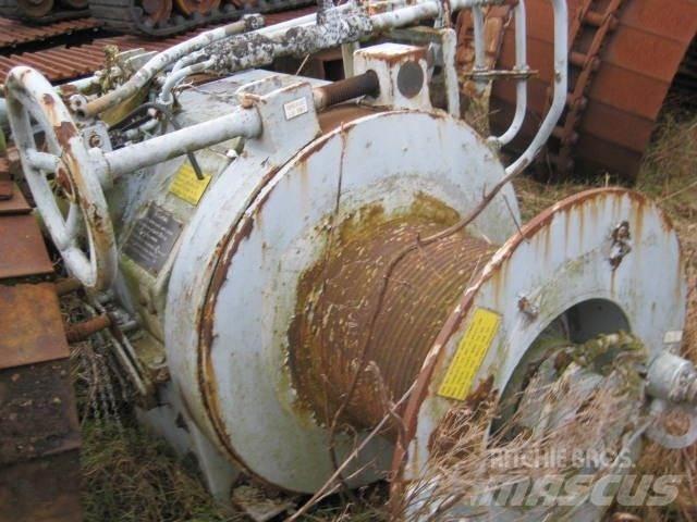  Double drum hydr. winch Guinchos elevação, guinchos e elevadores materiais