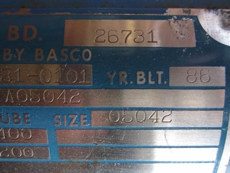  Dypkoger Basco Type 500 Outros componentes