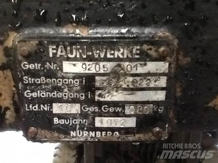 Faun gear til twin motor Caixas de velocidades