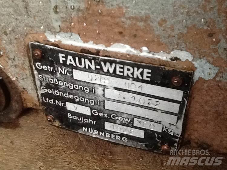 Faun gear til twin motor Caixas de velocidades