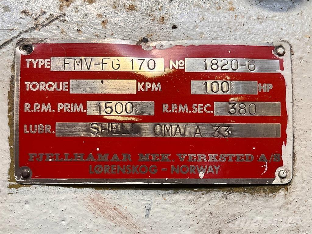  Fjellhamar Gear FMV-FG 170 Caixas de velocidades