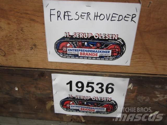  Fræsehoveder, diverse Outros componentes