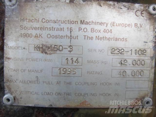 Hitachi KH150-3 til ophug Escavadoras de rastos