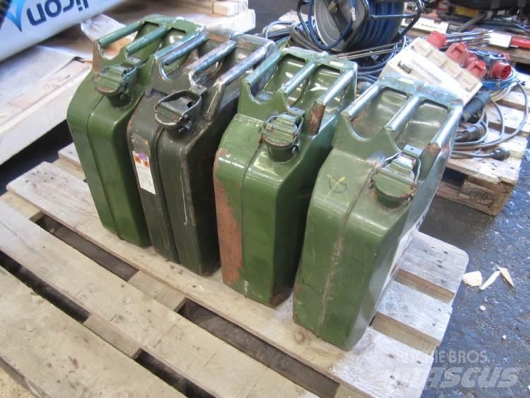  Jerrycans 20 Ltr. - 4 stk. Outros componentes