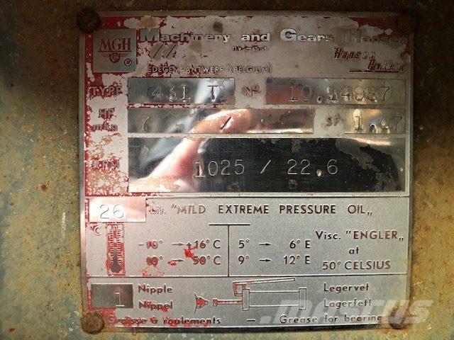  MGH gear Type 431T Caixas de velocidades