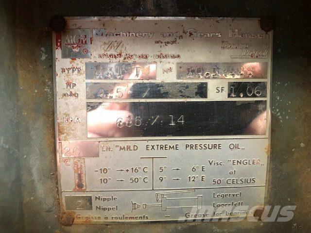  MGH Type 431T gear Caixas de velocidades